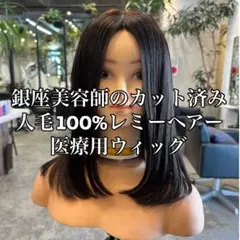 3DウィッグPlus 百合子ウィッグレミー人毛100% | Mercari
