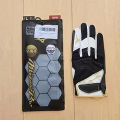 【タイムセール‼️】Mizuno Pro 守備用手袋 Lサイズ 黒/白