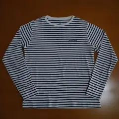 モンベル　ウィックロン　ロングスリーブT (150cm)　長袖Ｔシャツ　ボーダー