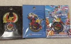 ポケモンセンター　ロゴピンズ　大阪 福岡 京都　オーサカ　フクオカ　キョート