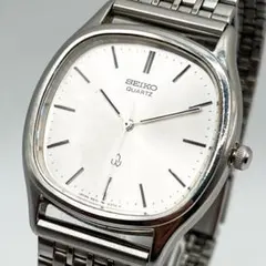 新品電池 稼働 SEIKO シャリオ QZ メンズ 腕時計 シルバー - メルカリ