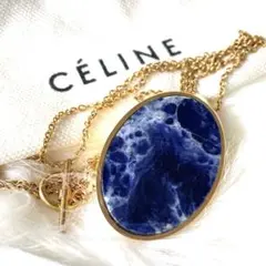 超希少　CELINE フィービー期　ソーダライト　ジュエリー　ネックレス 2026年最新】セリーヌ フィービー ネックレスの人気アイテム - メルカリ