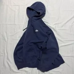 2000's NIKE hoodie parka sweat navy fade