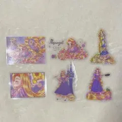ラプンツェル　中川翔子　ダイカットステッカー　シール　セリア　ステッカー