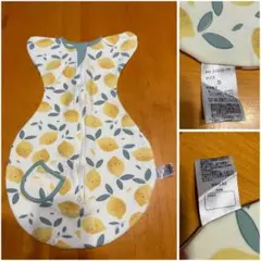 【新品】レモン柄　スワドルアップ スワドル　着るおくるみ　Sサイズ