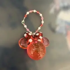 ディズニーグッズ ミニー スノーボールライト(赤)