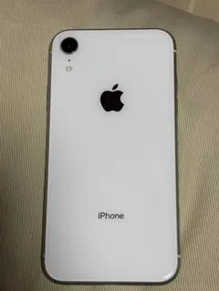 [美品]Apple iPhone XR ホワイト 本体 デモ機