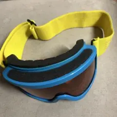 スキー・スノーボード用ゴーグル 青と黄色