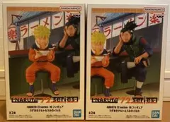 NARUTO うみのイルカフィギュア　一楽でのひととき ナルト イルカ2個セット