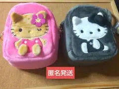 サンリオ HELLO KITTY ボアミニポーチ 日焼け モノクロ まとめ売り