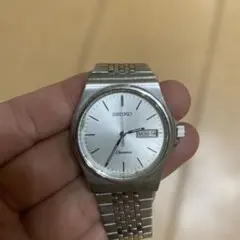 新品電池 ヴィンテージ SEIKO Chronos 8123-713L シルバー - メルカリ