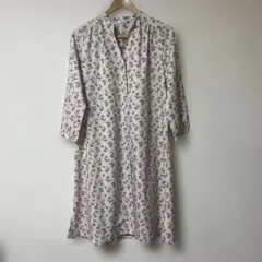 ★週末セール★ ゴールデンベア 花柄シャツワンピース Mサイズのサムネイル
