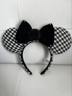 ディズニーカチューシャ　千鳥柄