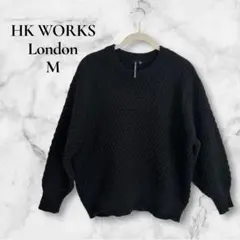 HK WORKS ブラック ニットセーター Mのサムネイル
