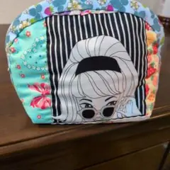 ハンドメイド パッチワーク カラフル ポーチのサムネイル
