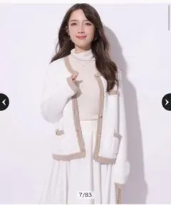 まりさまアプワイザーリッシェ　ニットジャケット　M