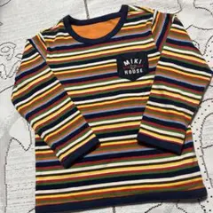 レトロ　美品☆ミキハウス☆リバーシブルトップス　トレーナー☆１１０