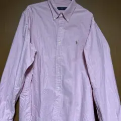 Ralph Lauren ピンク ボタンダウンシャツ XL