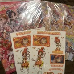 (匿名配送/即購入OK)スマイルプリキュア ステッカー＆クリアファイルセット