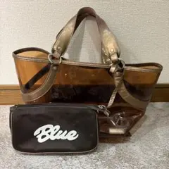 BURBERRY LONDON BLUE LABEL クリアビックトートバッグのサムネイル