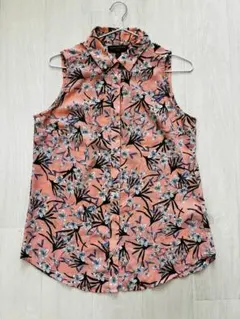 BANANA REPUBLIC ノースリーブシャツ 花柄 XSのサムネイル