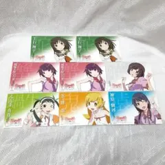 物語シリーズ　ナムコ　ポストカード　８枚