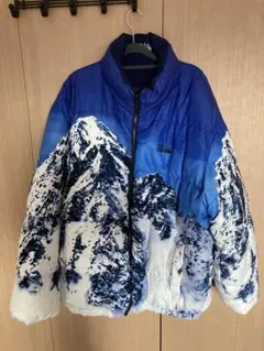 first down 雪山　ダウンジャケット