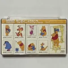 ★新品★ 希少 DISNEY くまのプーさんスタンプセット レトロ アンティーク