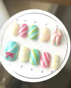 ヴァネロペ　キャンディ　ネイルチップ　ロリポップ　パルパルーザ　ヴァネパルキッズ