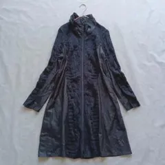 《美品★》HIROKO BIS　ヒロコビス　ジップアップカーディガン　ロング丈のサムネイル