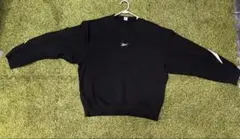 Reebok ブラック スウェット トレーナー