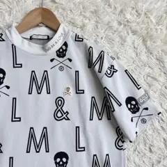 MARK & LONA モックネックシャツ スカル総柄 - メルカリ