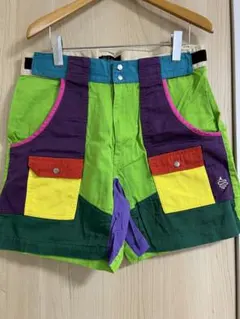 aldies アールディーズ　カラフルパッチワークショートパンツのサムネイル