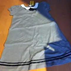 Bee 襟付き　グレー ワンピース　140cm