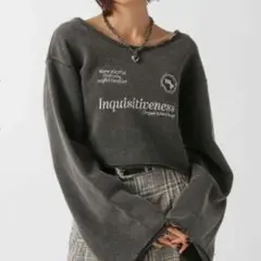 PAGEBOY 古著刺繡遊戲衛衣 FREE