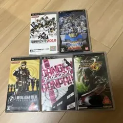 PSP ソフト　5枚　まとめ売りのサムネイル