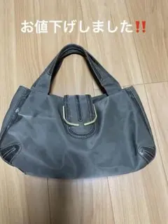 Ungaro ビニールハンドバッグ カーキ