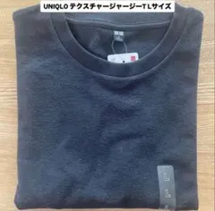 新品 UNIQLO テクスチャージャージーT Lサイズのサムネイル