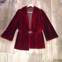昭和レトロ ベルベット ジャケット サイズ13