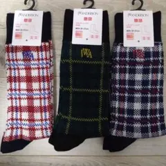 未使用品☆UNIQLO JWアンダーソン 靴下3足 25-27cm