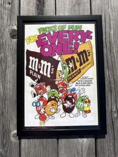 ☆20☆アメリカンアート額装 m&m's - メルカリ