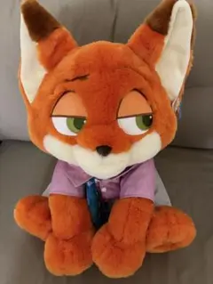 ズートピア2 ニック・ワイルド ぬいぐるみ ブランケット付