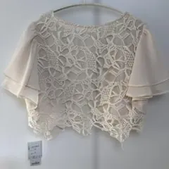 ボレロ　半袖カーディガン 結婚式、パーティーに