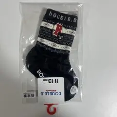 靴下 男の子 11-13cm ミキハウス 黒 ソックス