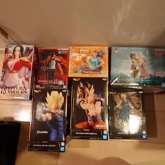 ワンピース + ドラゴンボール　プライズ　一番くじ　フィギュア7セット