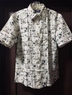 Ralph Laurenヴィンテージ総柄シャツ 90s Vintage Camp