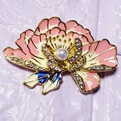ブローチ 花ブローチ　レディース　アクセサリー　牡丹　ピンブローチ イベント 花