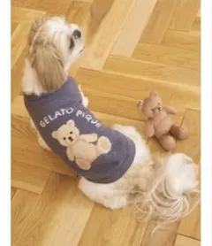 新品⭐︎ Mサイズ　ジェラートピケ　ベアジャガードプルオーバー　ネイビー