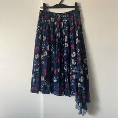 Mila Owen 花柄アシンメトリースカート Sサイズ