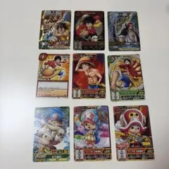 ワンピース カードゲーム　ルフィ　チョッパー　シャンクス　9枚セット
